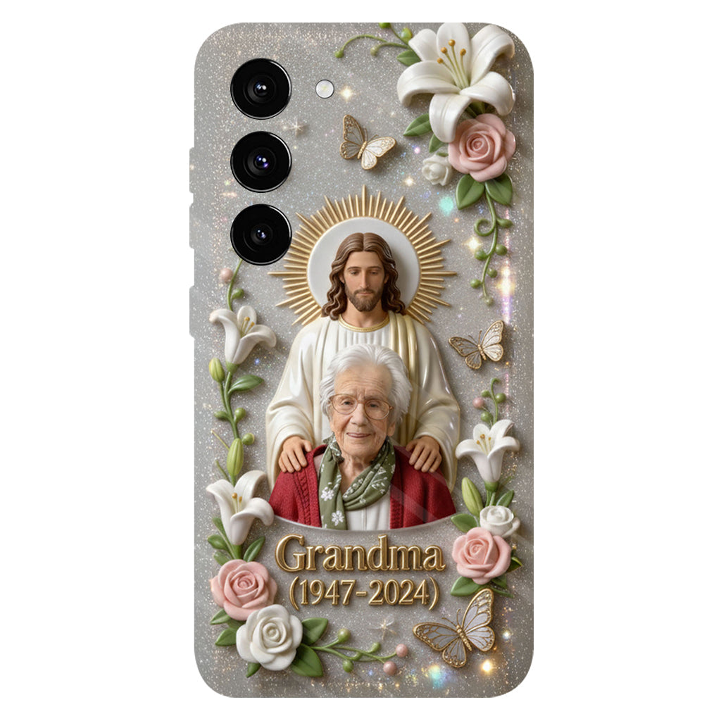 Memorial Gift for Lost of Loved One, Faith in God - Personalized Memorial Full Print Phone Case