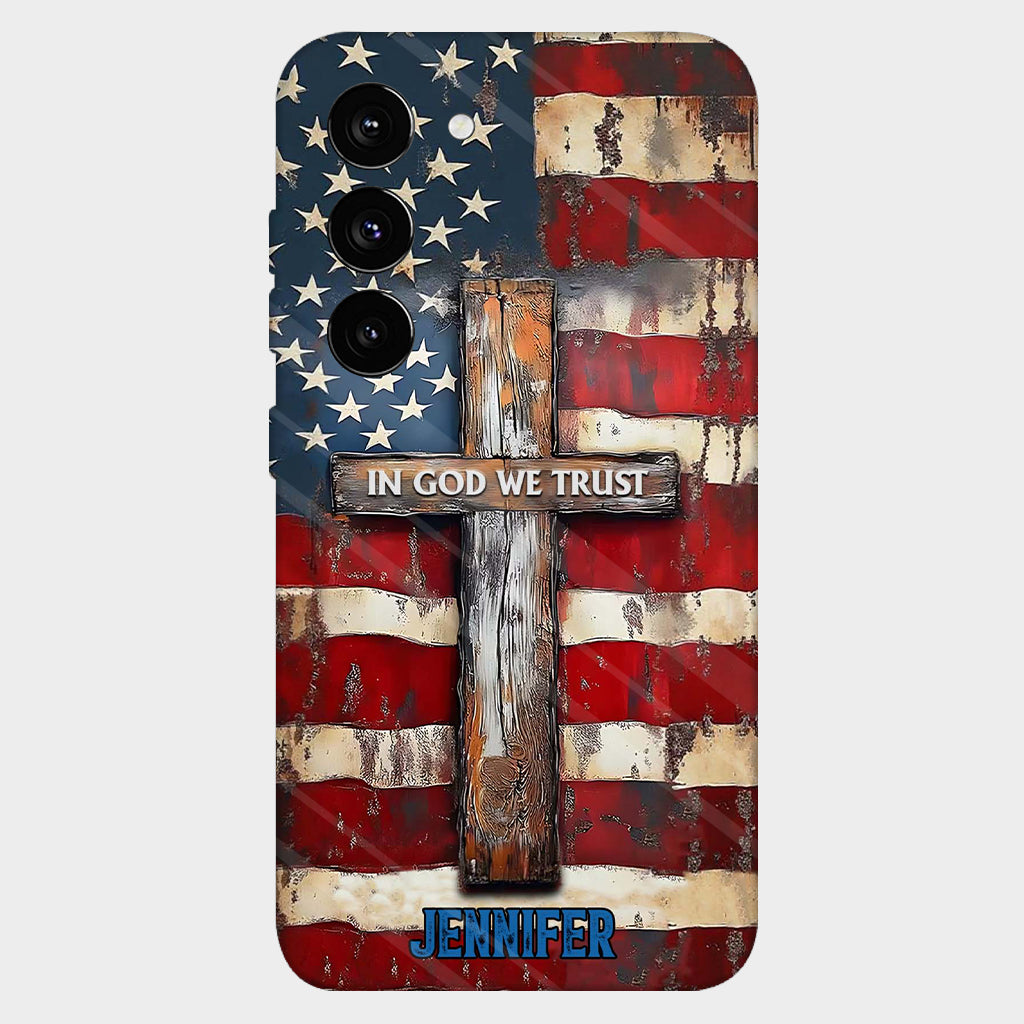 In God We Trust - Personalized Christian Full Print Phone Case