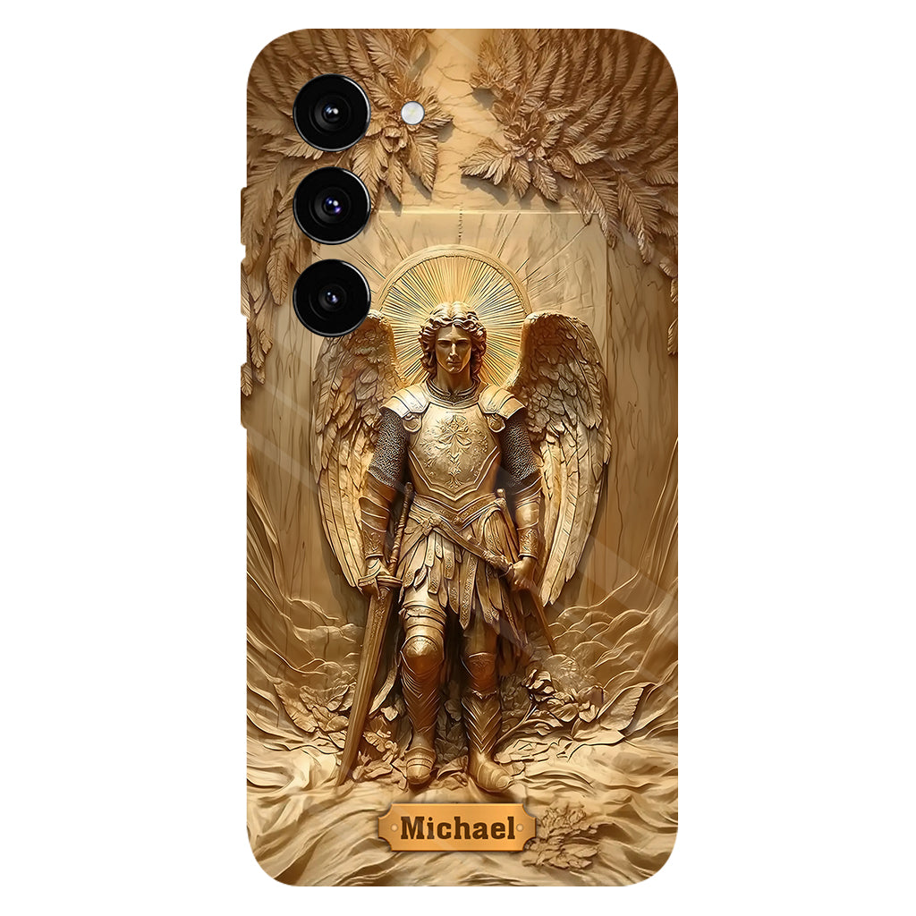 Archangel Michael - Personalized Christian Full Print Phone Case