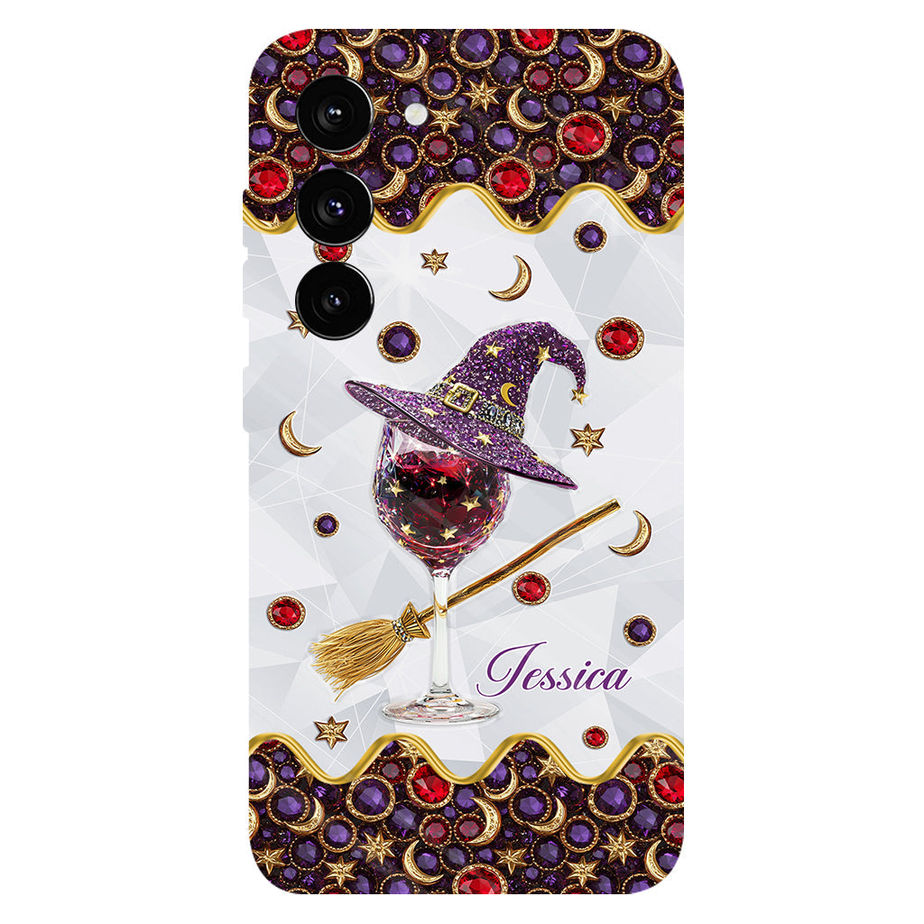 Wine Witch - Personalized Witch Full Print Phone Case