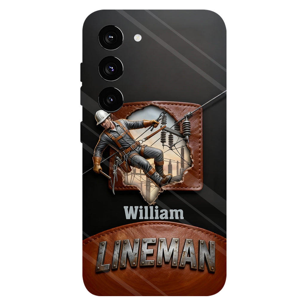 Cool Lineman - Personalized Lineman Full Print Phone Case