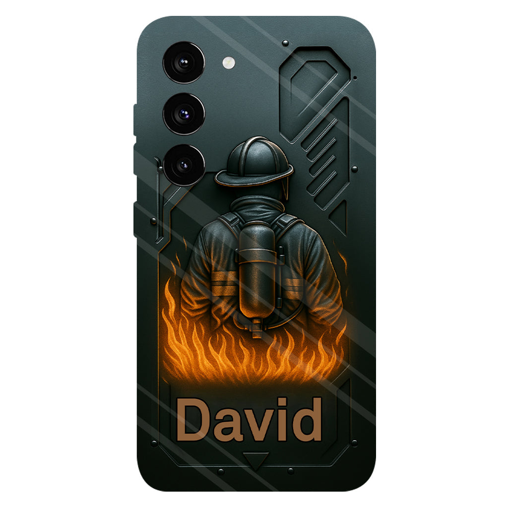 The Strone One - Personalized Firefighter Full Print Phone Case