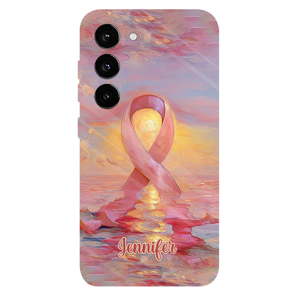 Strong Warriors - Personalized Breast Cancer Awareness Full Print Phone Case