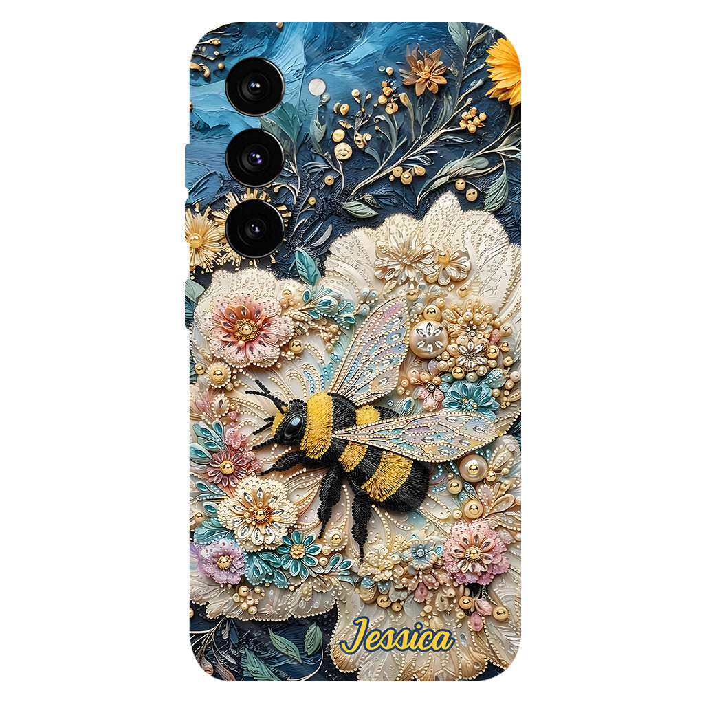 Bee Kind - Personalized Bee Full Print Phone Case