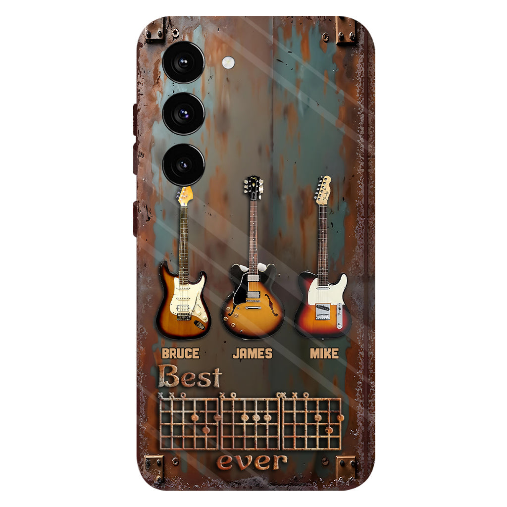 Best Guitar Dad Ever - Personalized Guitar Full Print Phone Case