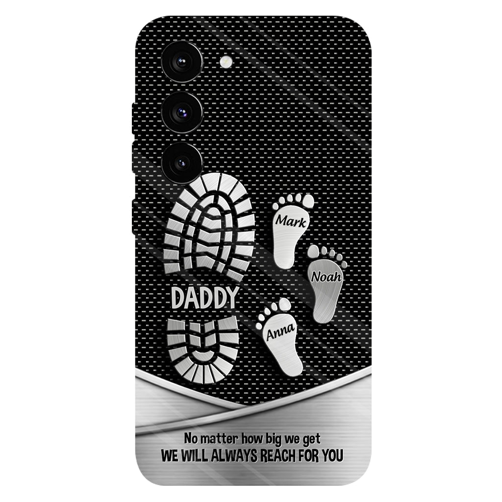 Your Footsteps Led Our Way - Personalized Father Full Print Phone Case