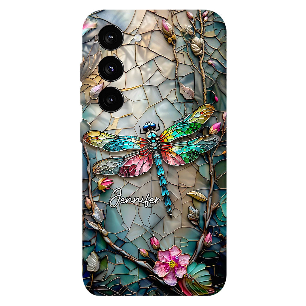 Love Dragonflies - Personalized Dragonfly Full Print Phone Case