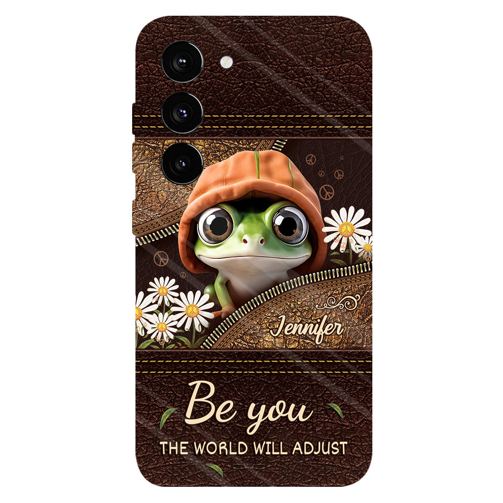 Be You The World Will Adjust - Personalized Hippie Full Print Phone Case