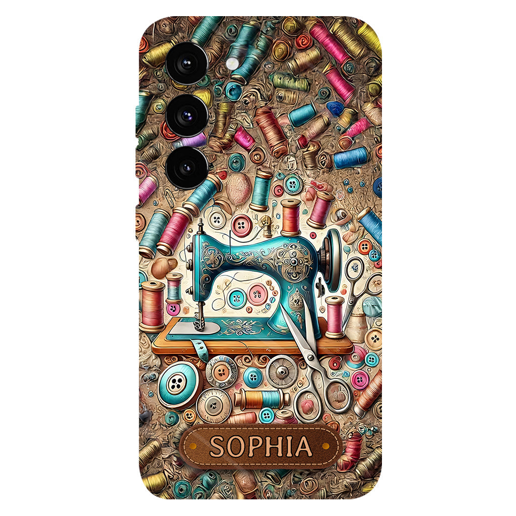 Love Sewing - Personalized Sewing Full Print Phone Case