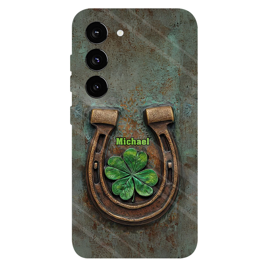 Vintage Irish Harp - Personalized Horse Full Print Phone Case