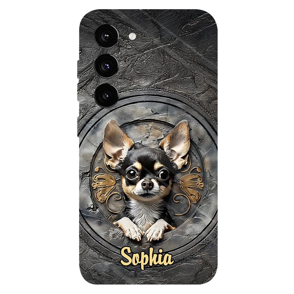 Adorable Chihuahua - Personalized Dog Full Print Phone Case