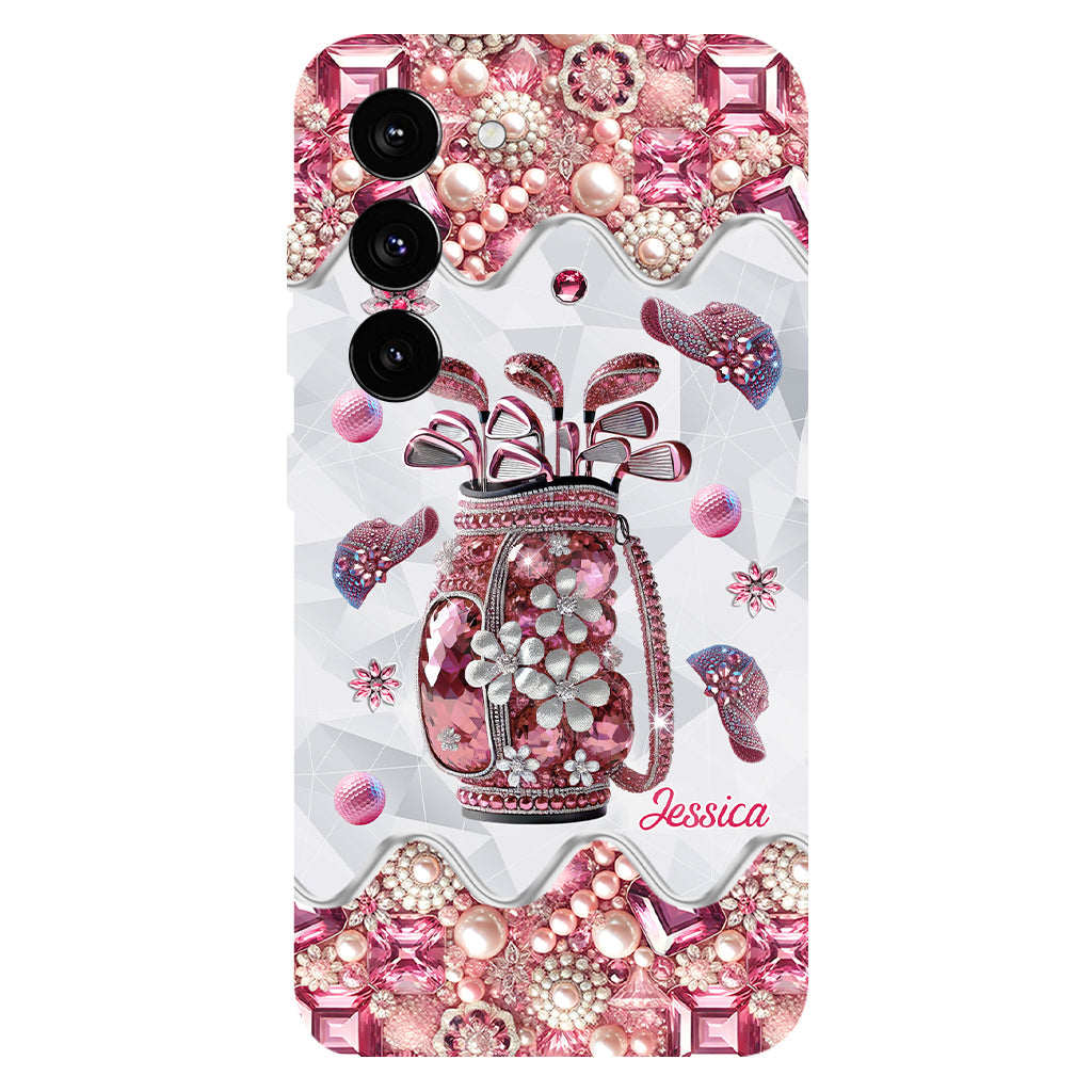 Just A Girl Who Loves Golf - Personalized Golf Full Print Phone Case