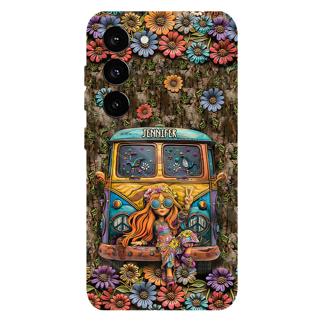 Cute Caravan - Personalized Hippie Full Print Phone Case