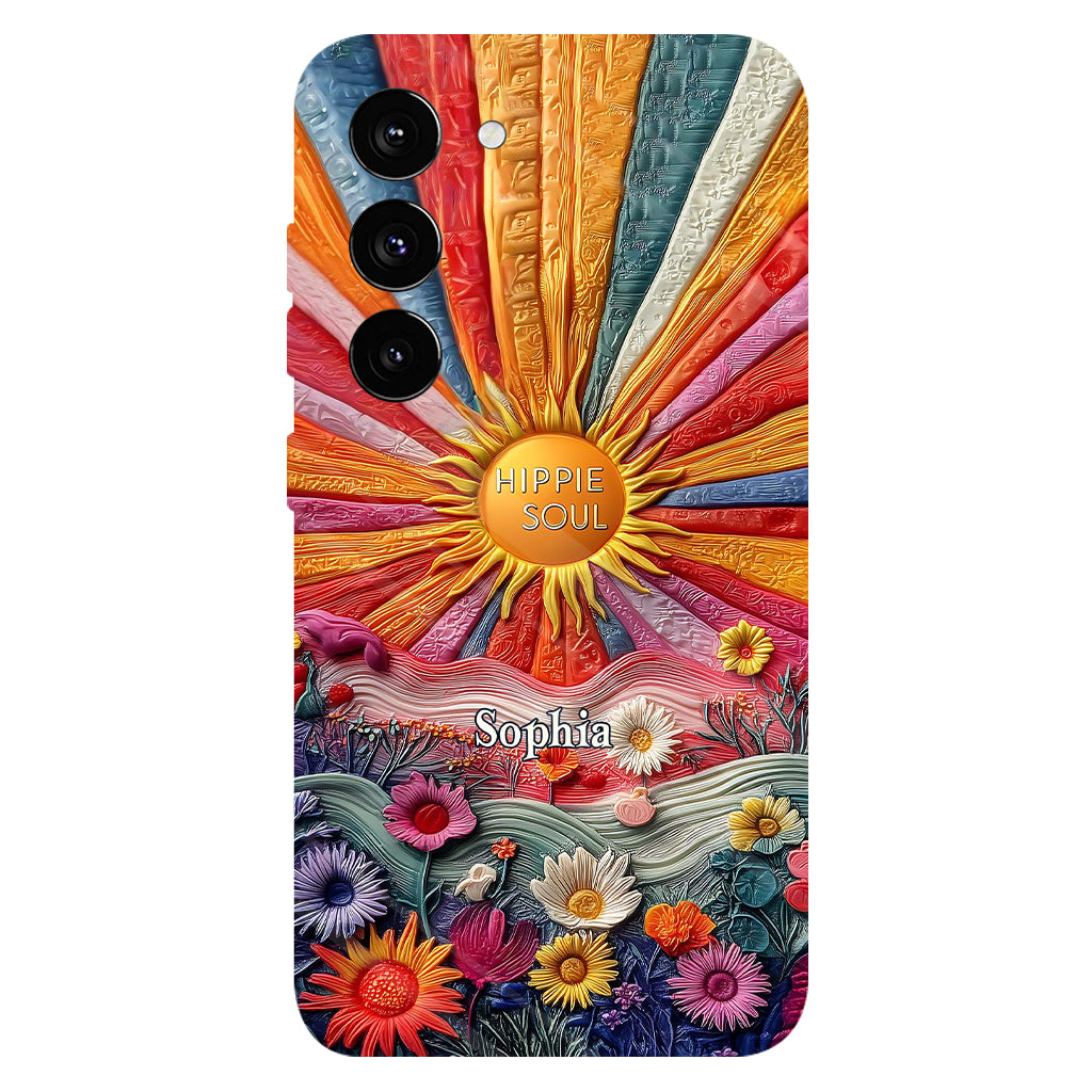 Hippie Soul - Personalized Hippie Full Print Phone Case