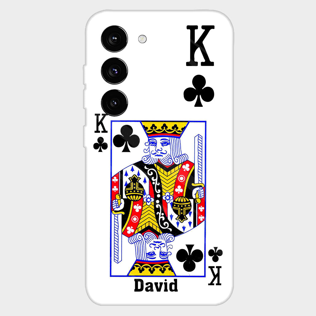King And Queen - Personalized Couple Full Print Phone Case