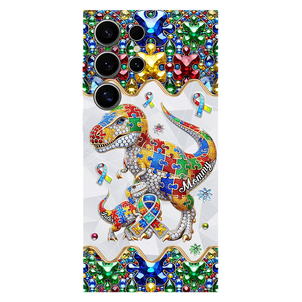 Strong Mama - Personalized Autism Awareness Full Print Phone Case