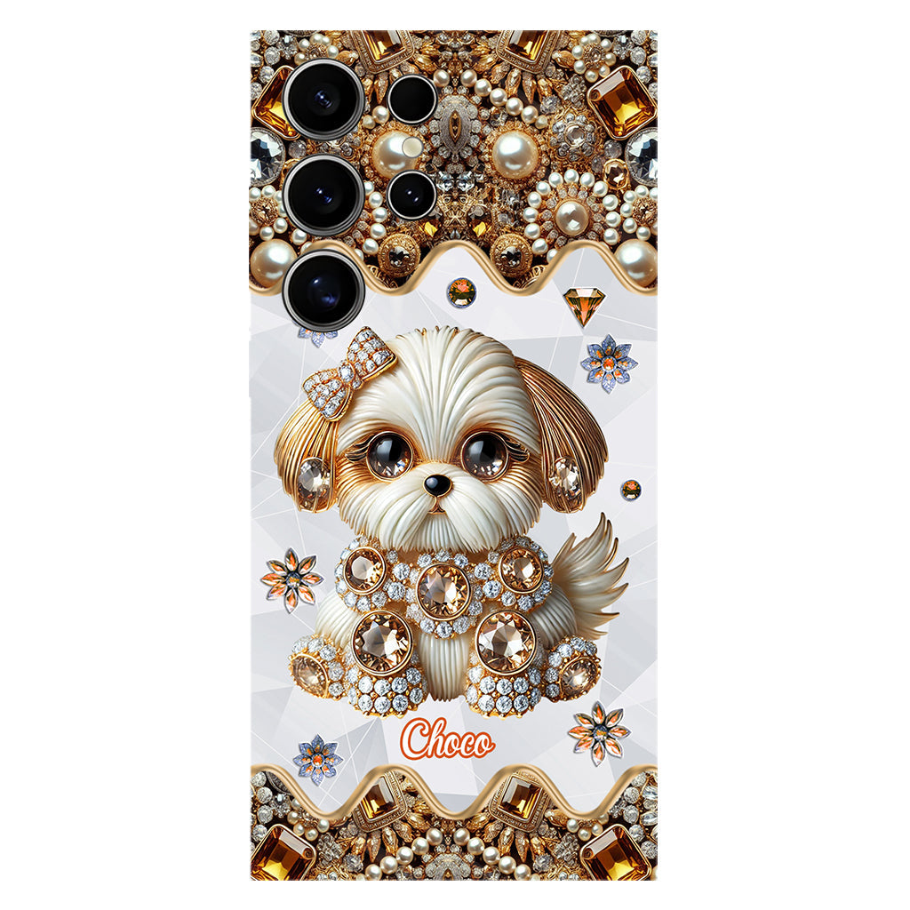 Love Shih Tzu - Personalized Dog Full Print Phone Case