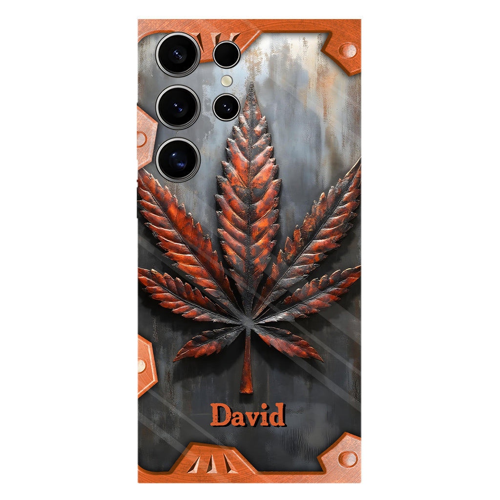 Stunning Leaf - Personalized Weed Full Print Phone Case