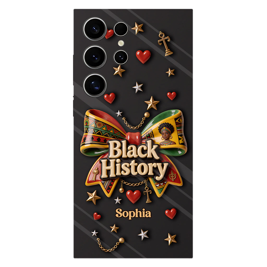 Black History Month - Personalized African American Full Print Phone Case