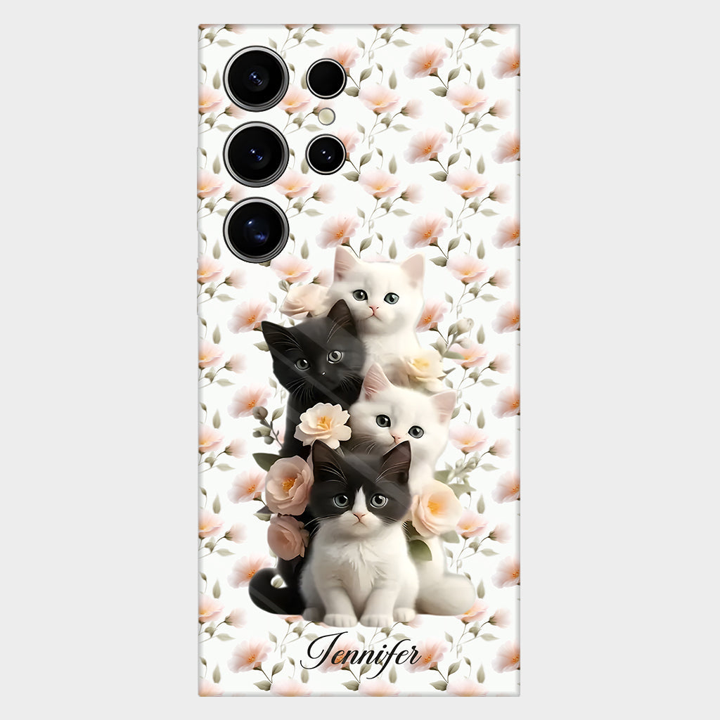 Cute Kittens - Personalized Cat Full Print Phone Case