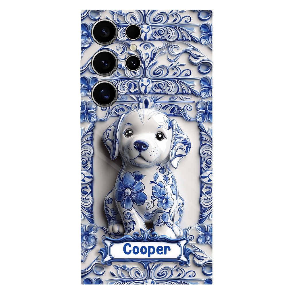 Cute Labrador Retriever - Personalized Dog Full Print Phone Case