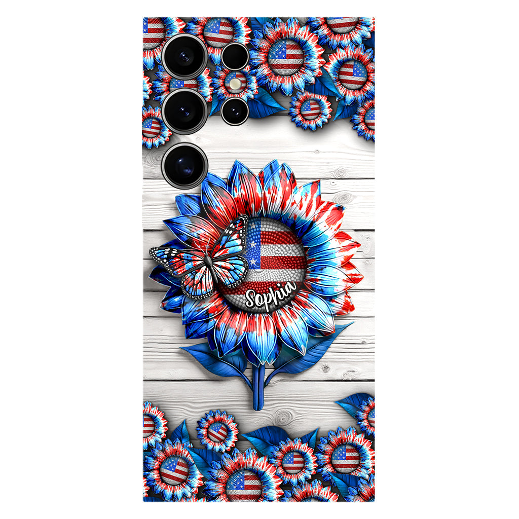 Love America - Personalized Independence Day/ 4th of July Full Print Phone Case