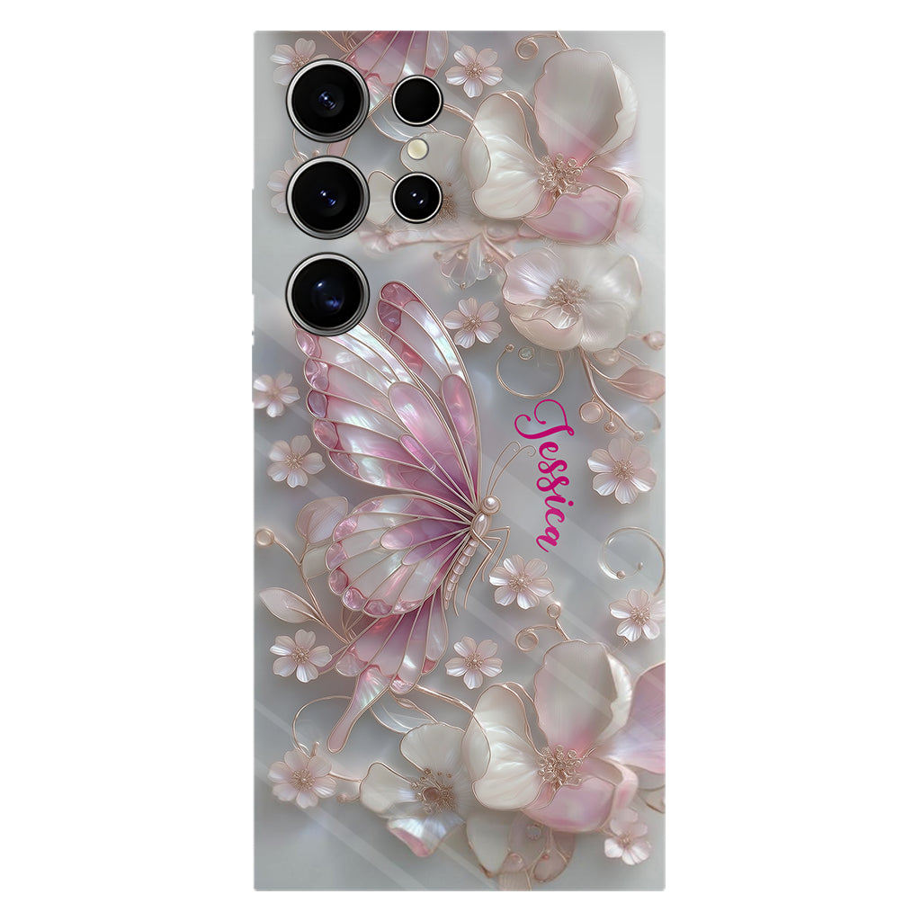 Love Butterflies - Personalized Butterfly Full Print Phone Case