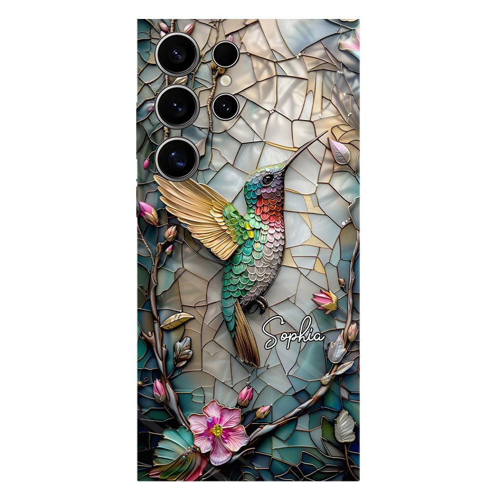 Artistic Hummingbird - Personalized Gardening Full Print Phone Case