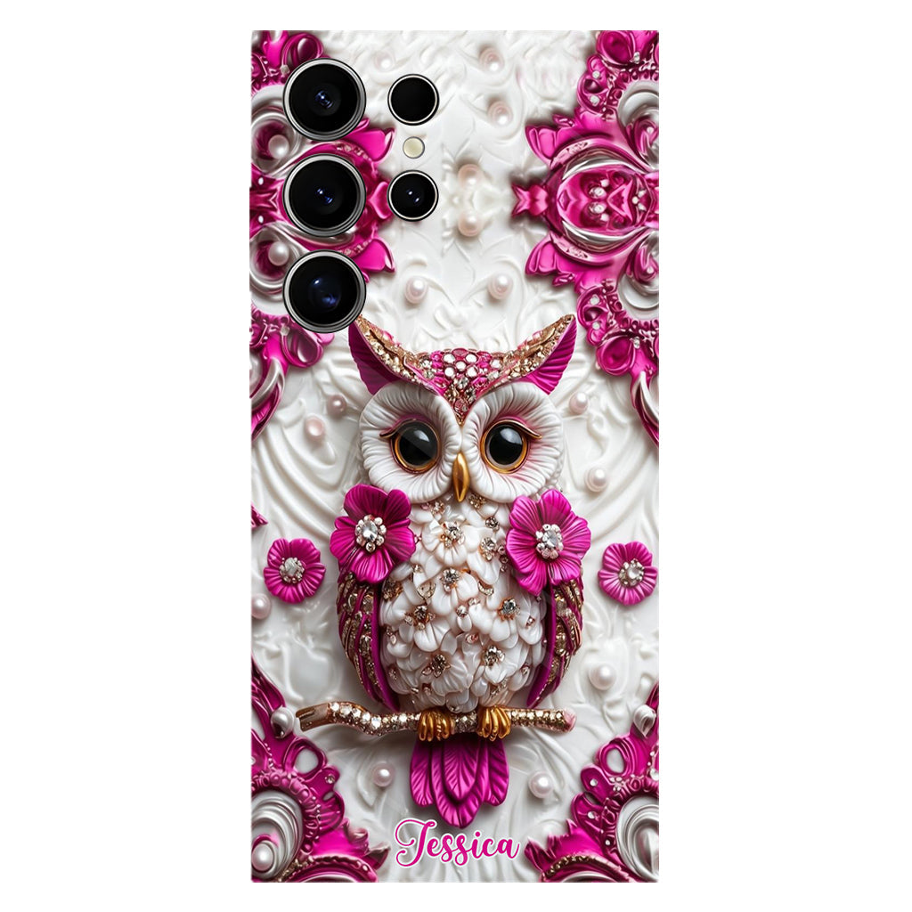 Magic Owl - Personalized Owl Full Print Phone Case