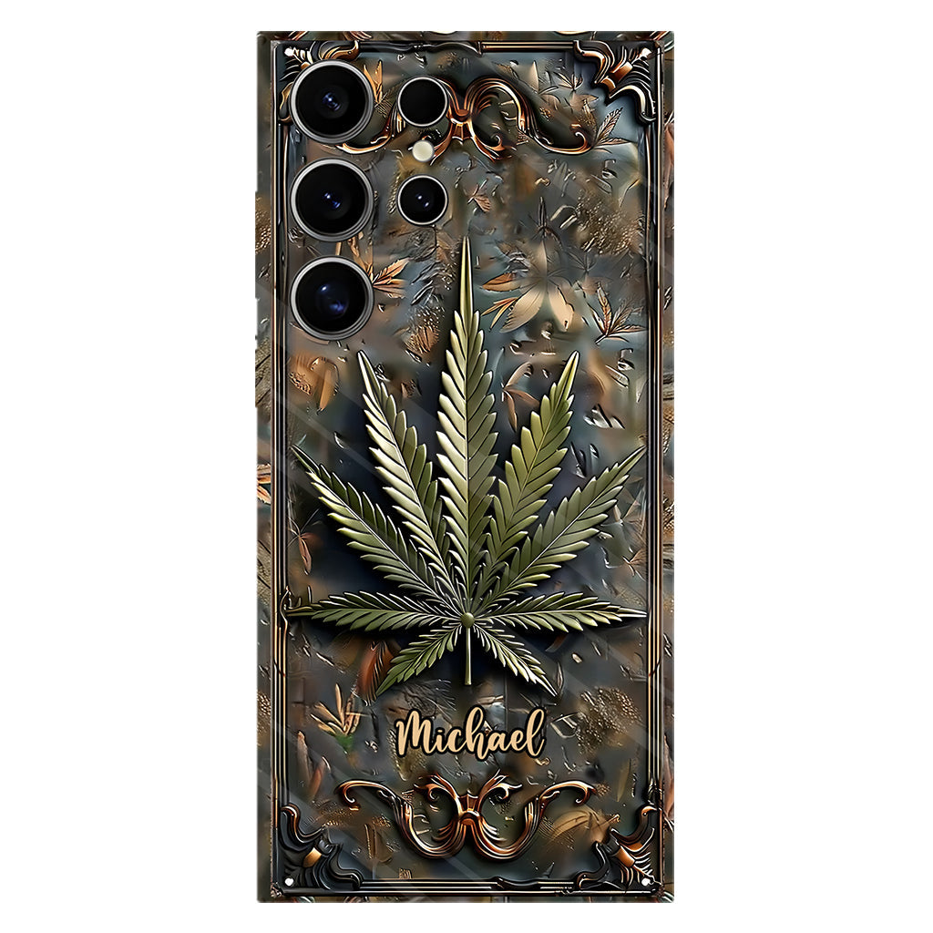 High Life - Personalized Weed Full Print Phone Case