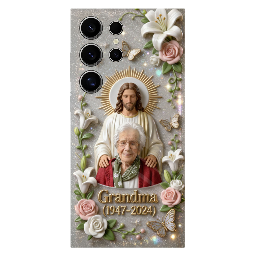 Memorial Gift for Lost of Loved One, Faith in God - Personalized Memorial Full Print Phone Case