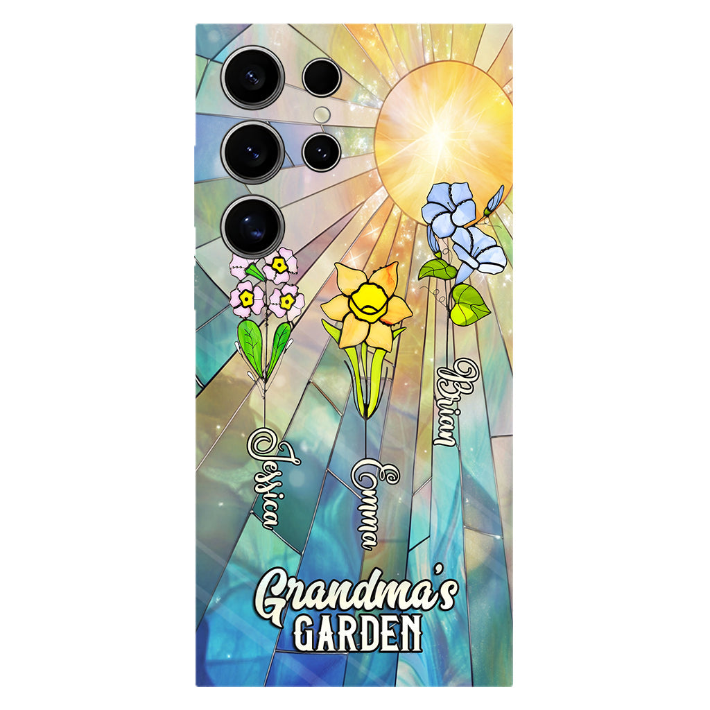 Grandma's Garden - Personalized Grandma Full Print Phone Case