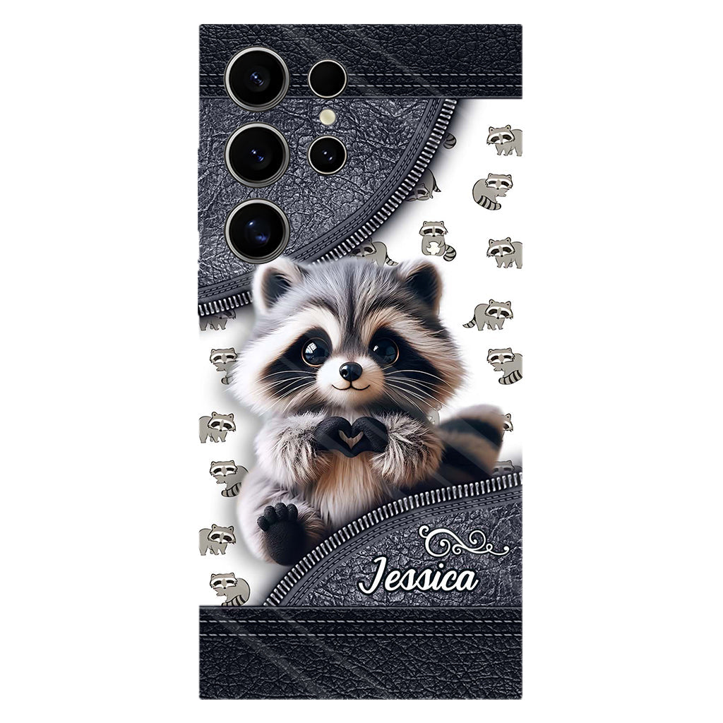 Adorable Raccoon - Personalized Raccoon Full Print Phone Case