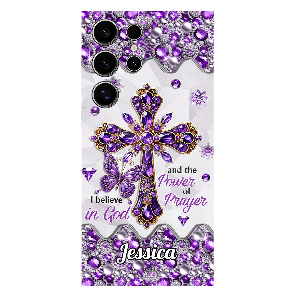 I Believe In God - Personalized Christian Full Print Phone Case
