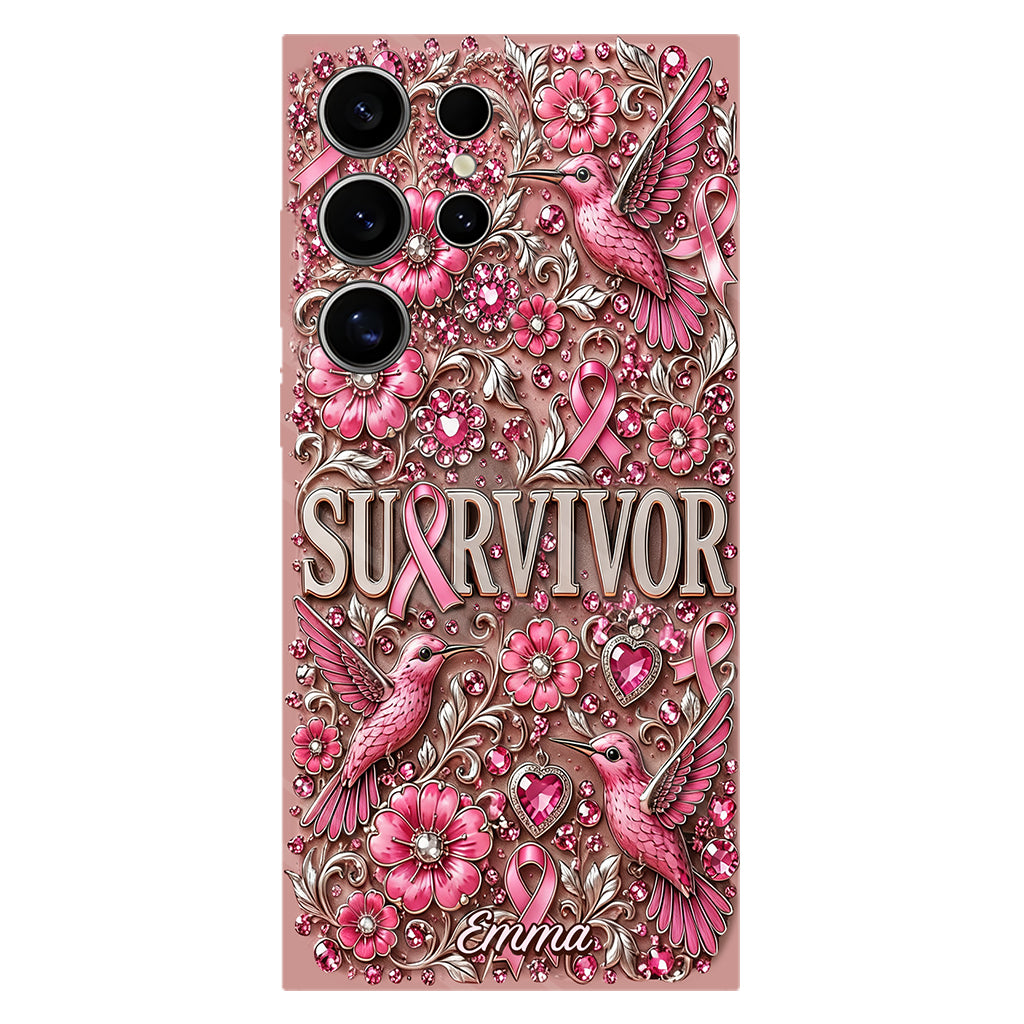 Breast Cancer Awareness - Personalized Breast Cancer Awareness Full Print Phone Case