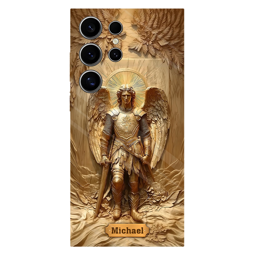 Archangel Michael - Personalized Christian Full Print Phone Case