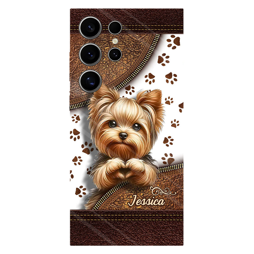 Cute Yorkshire Terrier - Personalized Dog Full Print Phone Case
