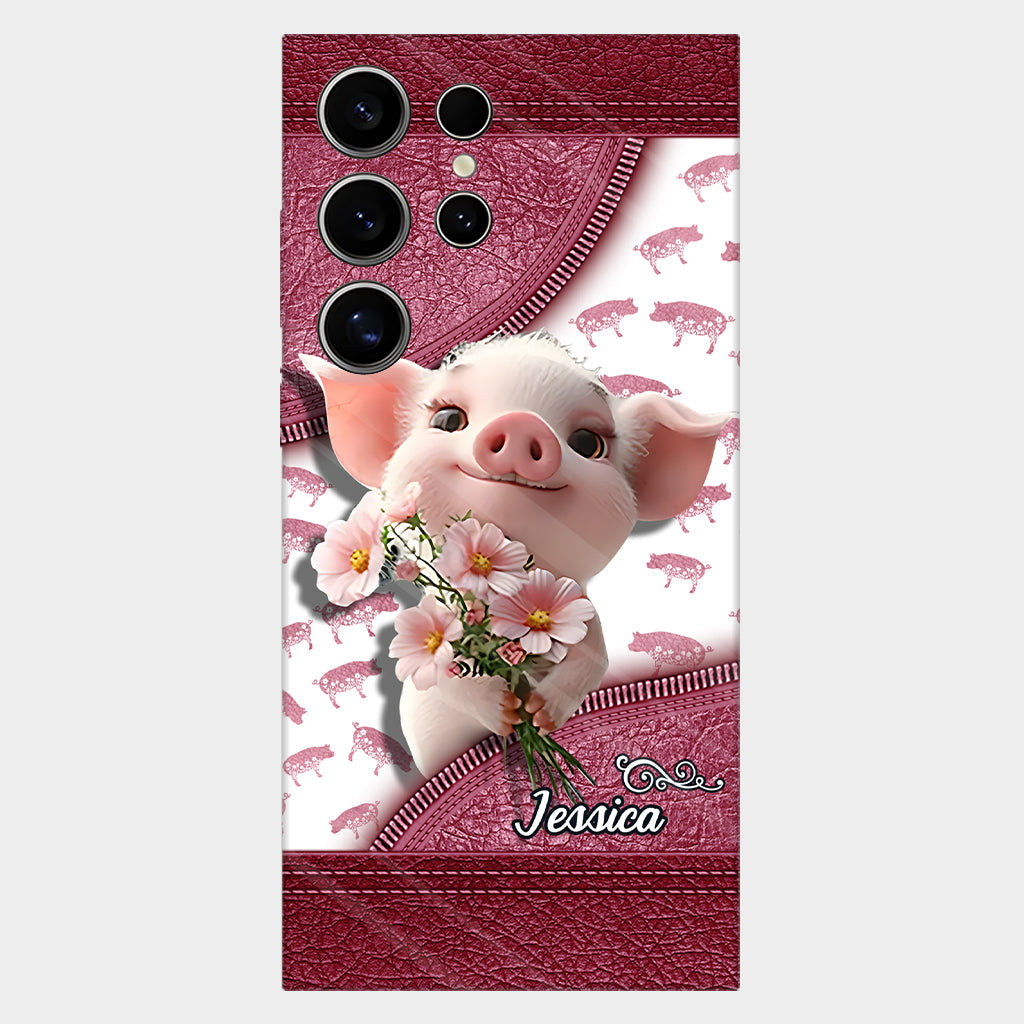 Love Pig - Personalized Pig Lover Full Print Phone Case