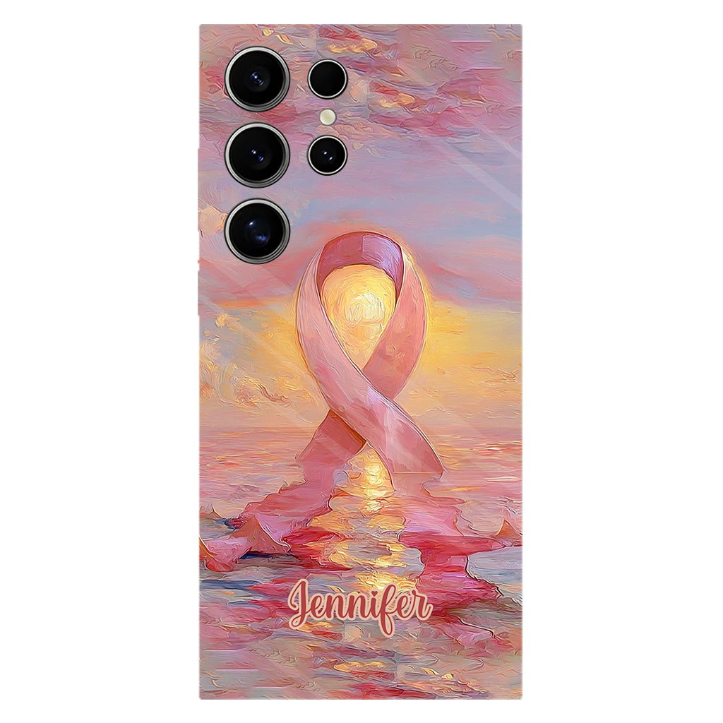 Strong Warriors - Personalized Breast Cancer Awareness Full Print Phone Case