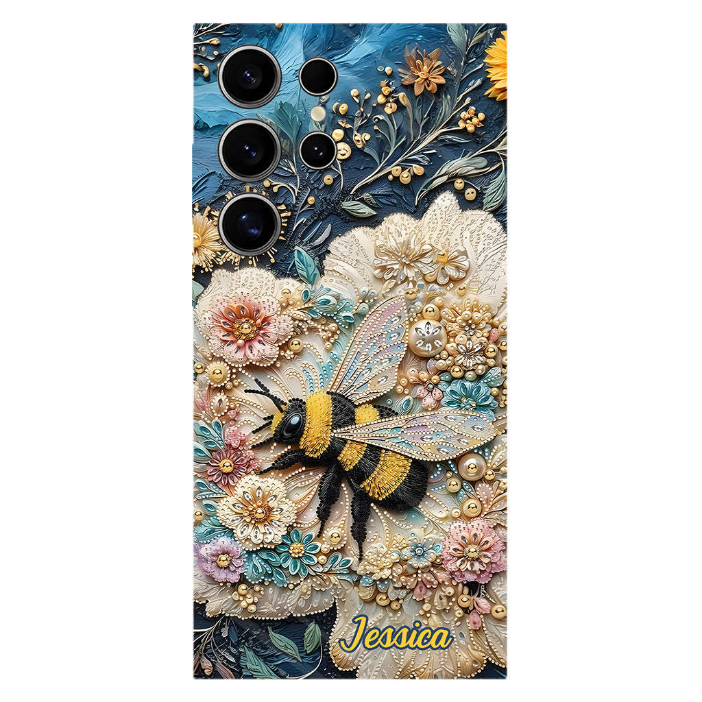Bee Kind - Personalized Bee Full Print Phone Case