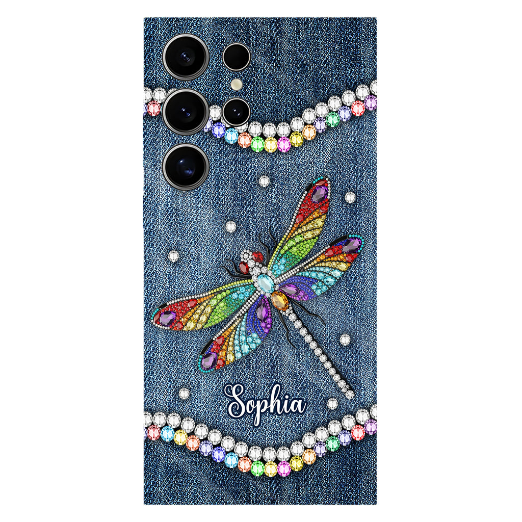 Beautiful Dragonfly - Personalized Dragonfly Full Print Phone Case