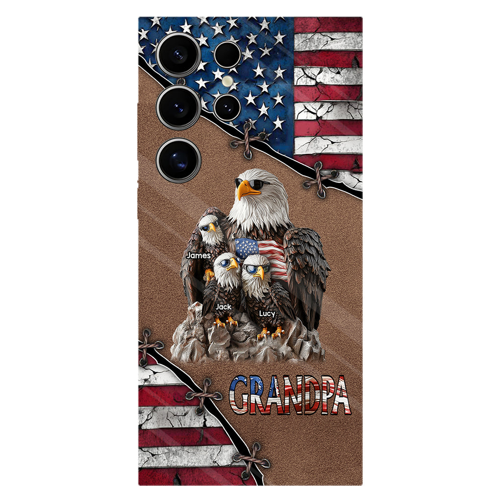 Strong Papa - Personalized Father Full Print Phone Case