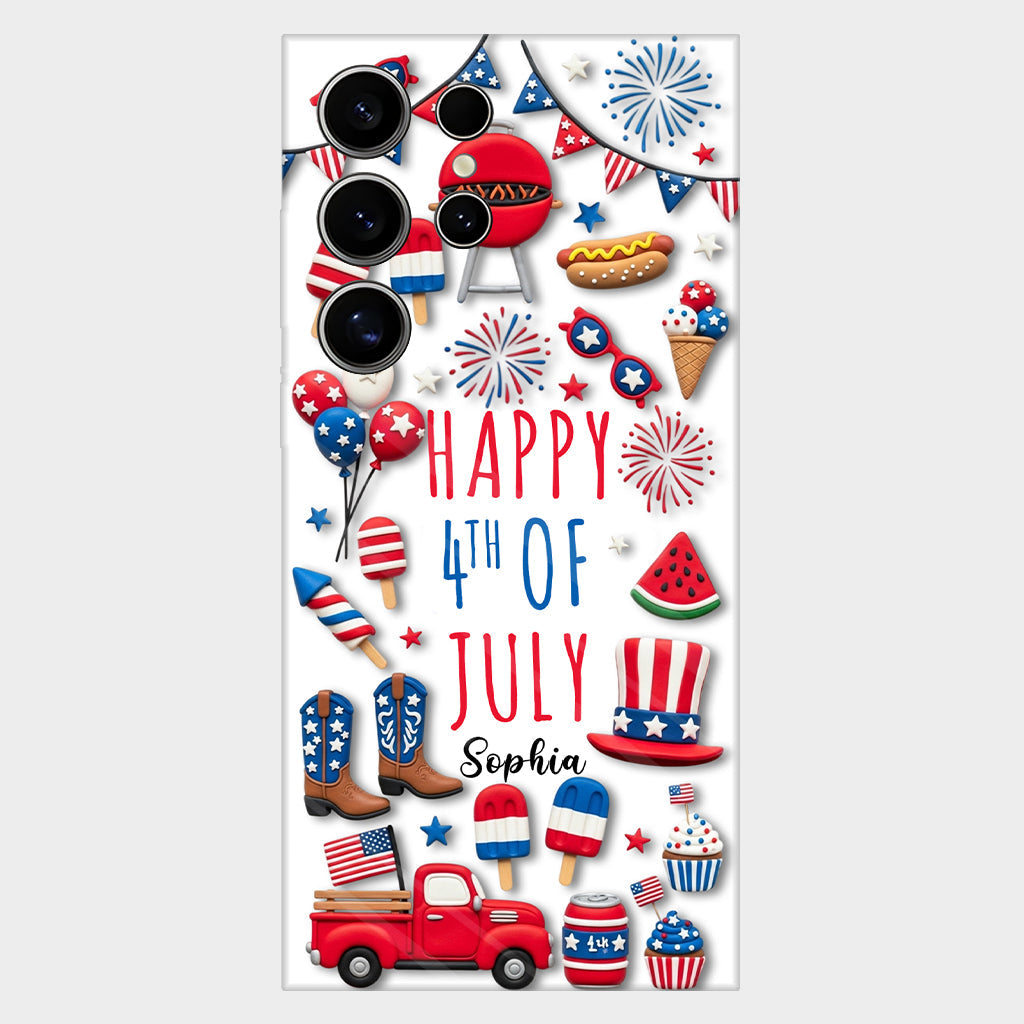 Happy 4th Of July - Personalized Independence Day/ 4th of July Full Print Phone Case