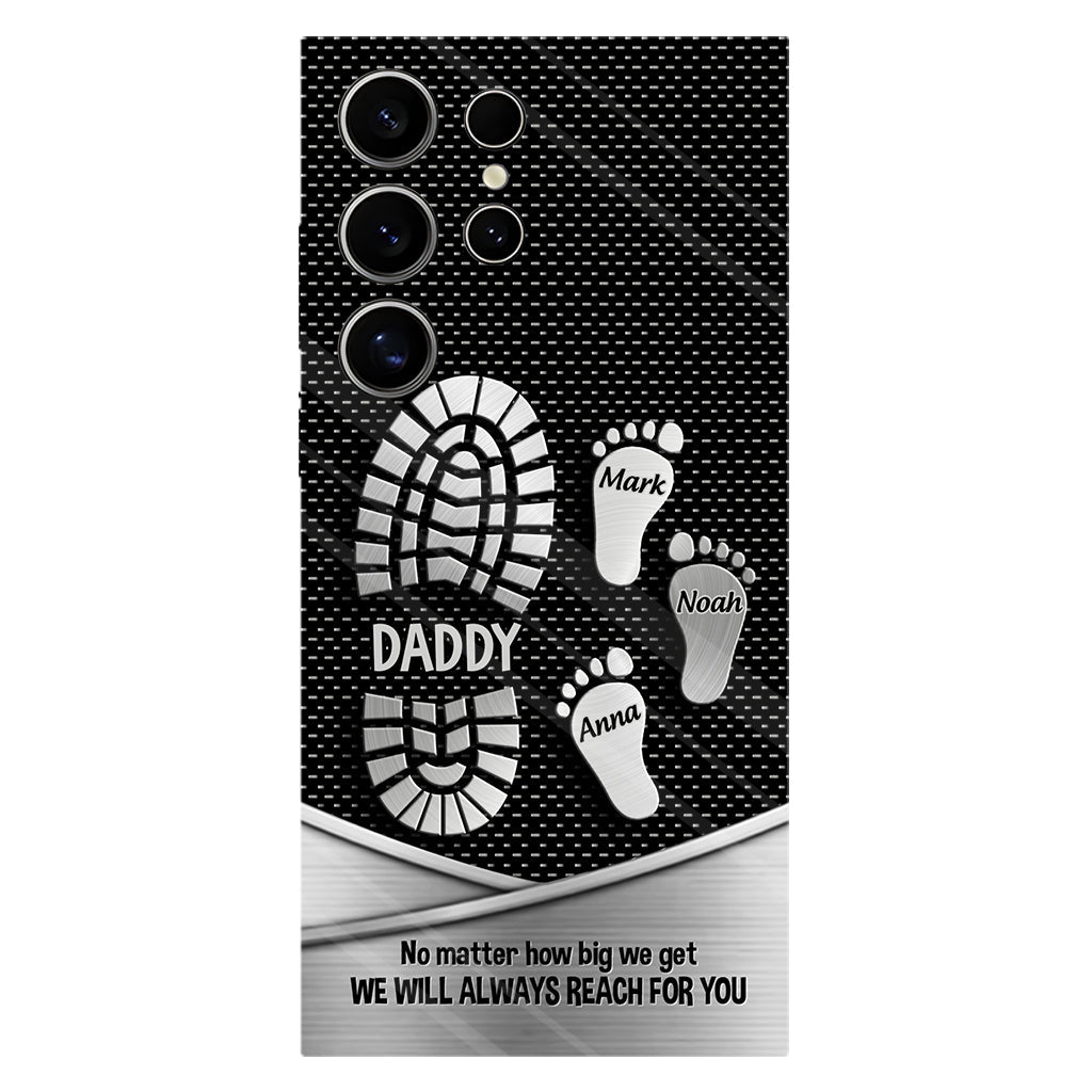 Your Footsteps Led Our Way - Personalized Father Full Print Phone Case