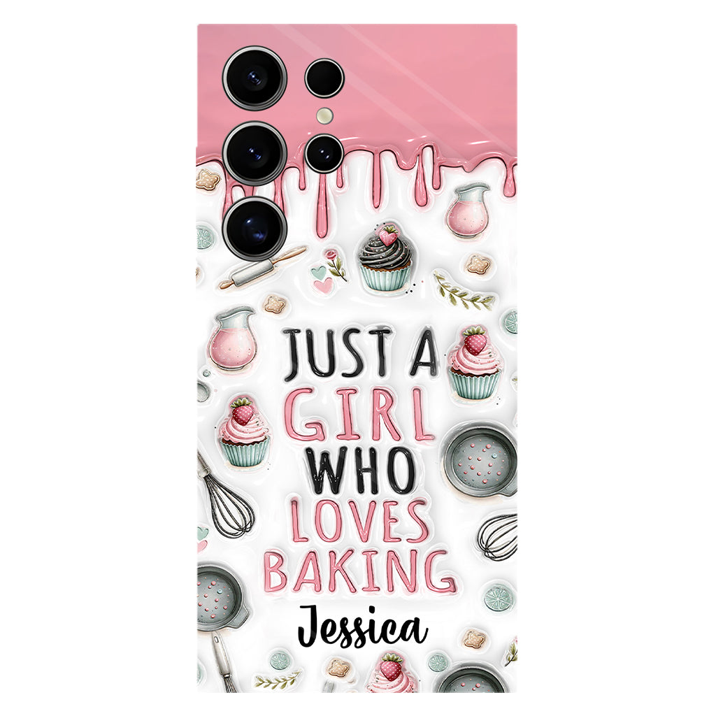 Just A Girl Who Loves Baking - Personalized Baking Full Print Phone Case