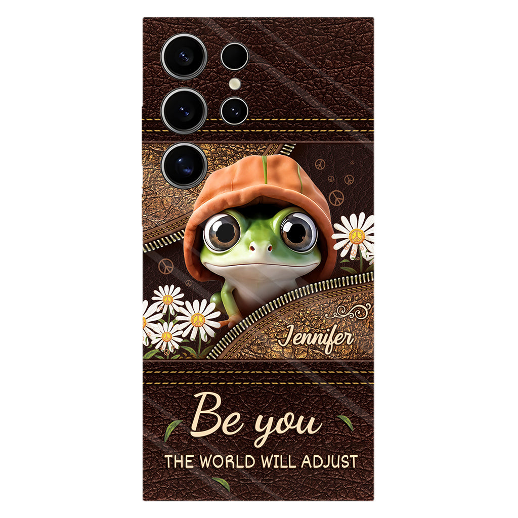 Be You The World Will Adjust - Personalized Hippie Full Print Phone Case