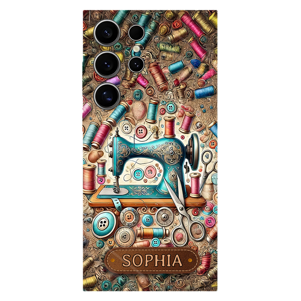 Love Sewing - Personalized Sewing Full Print Phone Case