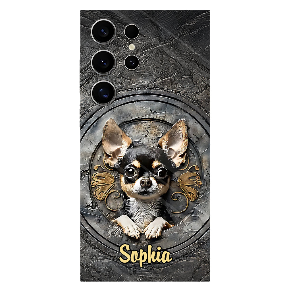 Adorable Chihuahua - Personalized Dog Full Print Phone Case