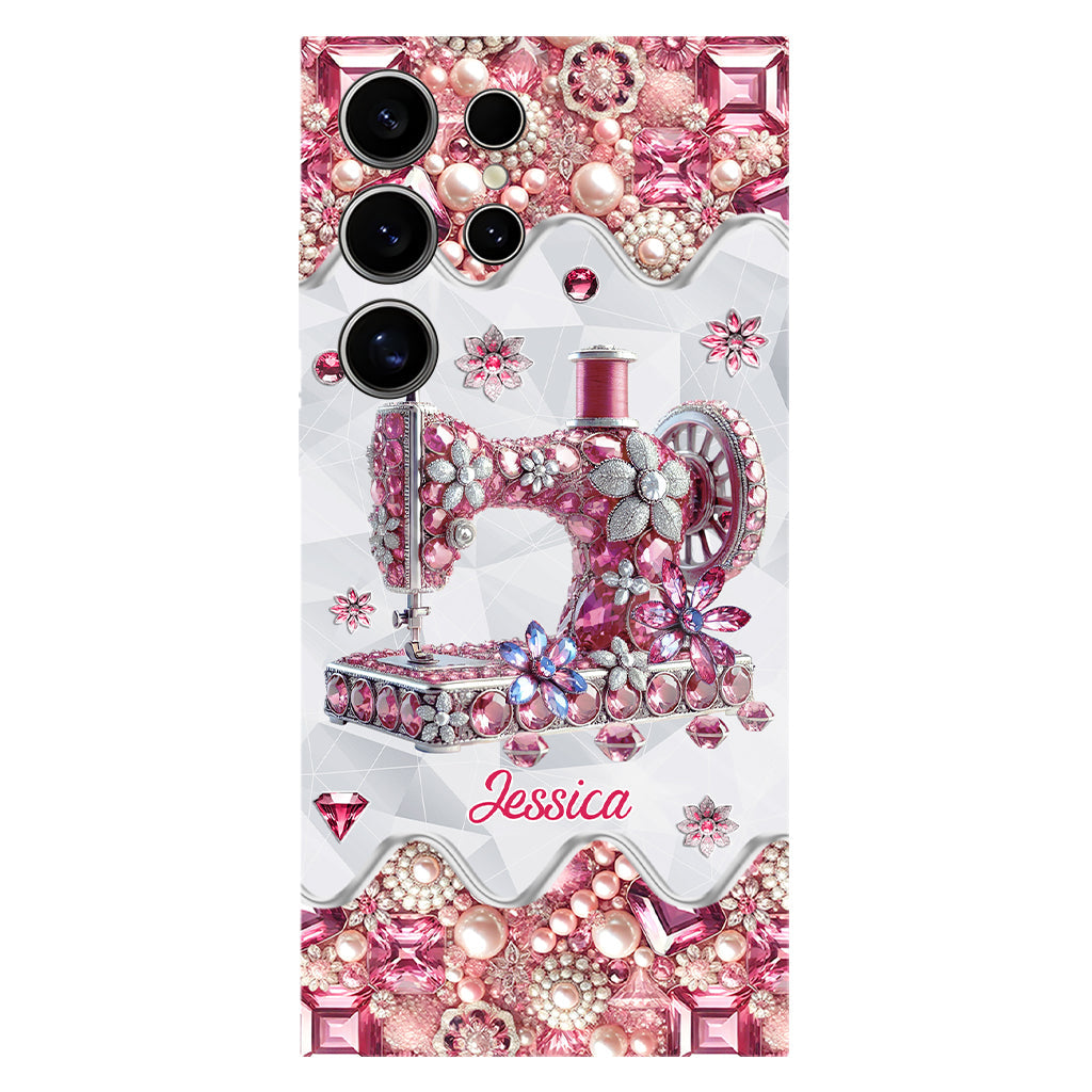 Just A Girl Who Loves Sewing - Personalized Sewing Full Print Phone Case