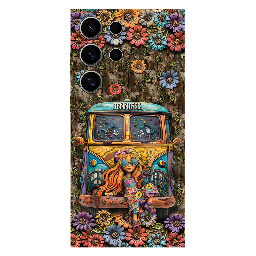 Cute Caravan - Personalized Hippie Full Print Phone Case